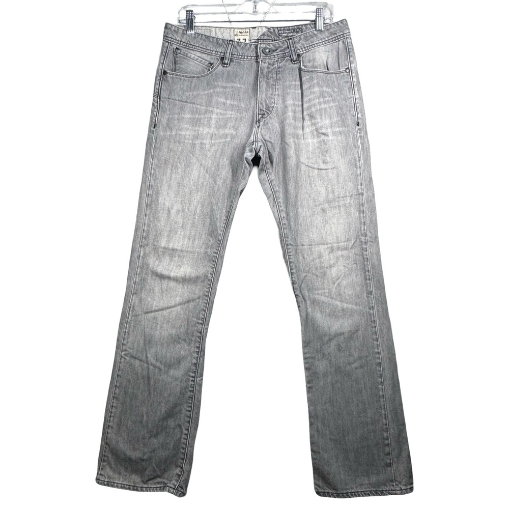 Volcom Genuine Jeans 31 Men Gray Denim Straight‎ Modern Fit Skater Surf Skate